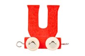 Zabawki drewniane - Small Foot - Wooden Letter Train Color - U - 10371-display12