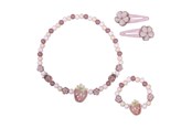 Kreatywne gry - Little Dutch Wooden Jewelry Set Strawberry 4-piece. - 126213