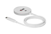 Telefon - Adapter i Ładowarka - Club 3D CAC-3026 wireless charging pad - Qi2 Qi cerfified MagSafe compatible magnetic - 25 Watt - CAC-3026