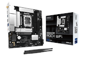 Plyta glówna - ASRock B860M Rock WiFi Płyta główna - Intel B860 - Intel LGA1851 - DDR5 RAM - Micro-ATX - 90-MXBU60-A0UAYZ