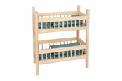 Lalki i akcesoria - Small Foot - Wooden Doll Bunk Bed - 12822