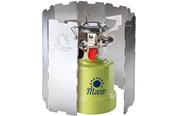 Sprzet turystyczny - Meva Wind Shield for Tourist Stove Burner - Silver - 6959291001026