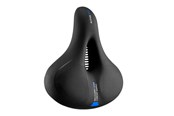 Akcesoria rowerowe - Rockbros AQ-6090B bicycle saddle - black and blue - Rockbros-AQ-6090B