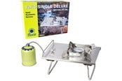 Grill i akcesoria grillowe - Meva Camping Gas Camping Stove SINGLE DELUXE 5kW - 8590584573738