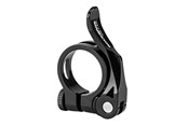 Akcesoria rowerowe - Rockbros 41210092001 bicycle seat clamp with quick release - black - Rockbros-41210092001