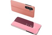 Telefon - Pokrowiec i etui - Hurtel Clear View Case Cover for Samsung Galaxy A24 4G Cover with a Flap Pink - 9145576275955