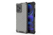 Telefon - Pokrowiec i etui - Hurtel Honeycomb Case for Xiaomi Redmi Note 12 Pro+ Armored Hybrid Cover Black - 9145576277737