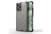 Telefon - Pokrowiec i etui - Hurtel Honeycomb Case for Xiaomi Redmi Note 12 5G / Poco X5 5G Armored Hybrid Cover Black - 9145576277690