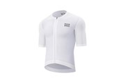 Akcesoria rowerowe - Rockbros 15200025 Short Sleeve Cycling Jersey Size M - White - Rockbros-15200025010