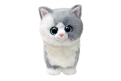 Drobiazgi - Ty - Beanie Boos - Furley Cat Grey/White /Plush - Plusz - 0008421374113