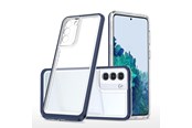 Telefon - Pokrowiec i etui - Hurtel Clear 3in1 Case for Samsung Galaxy S23 Silicone Cover with Frame Blue - 9145576272664