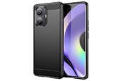 Telefon - Pokrowiec i etui - Hurtel Carbon Case for Realme 10 Pro Flexible Silicone Carbon Cover Black - 9145576271865