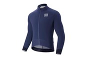 Akcesoria rowerowe - Rockbros YDWT014 Winter Fleece Double Layer Cycling Jacket Size M - Blue - Rockbros-15420021005