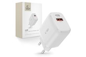 Telefon - Adapter i Ladowarka - Tech-Protect C20W USB-C PD 20W / USB-A QC 3.0 Network Charger - White - 9589046924293