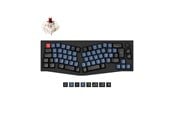 Klawiatura - Keychron Q8 QMK Wired 65% Alice Layout - Gateron G Pro Brown - Klawiatura ergonomiczna - Nordycki - Czarny - Q8-M3-BO