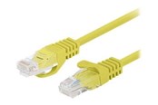 Kabel sieciowy - Lanberg patch cable - 2 m - yellow RAL 1016 - Żółty - 2m - PCU6-20CC-0200-Y