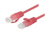 Kabel sieciowy - Lanberg patch cable - 3 m - red RAL 3017 - Czerwony - 3m - PCU6-20CC-0300-R