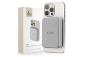 Powerbank - Tech-Protect PB11 LifeMag MagSafe 10000 mAh - Titanium Powerbank - Srebrny - 10000 mAh - 5906302309504
