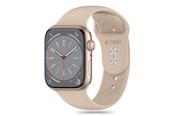 Smartwatch - akcesoria - Tech-Protect Silicone Strap for Apple Watch 4 / 5 / 6 / 7 / 8 / 9 / SE / Ultra 1 / 2 (42 / 44 / 45 / 49 mm) - Brown - 5906302310005