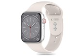 Smartwatch - akcesoria - Tech-Protect Silicone Strap for Apple Watch 4 / 5 / 6 / 7 / 8 / 9 / SE (38 / 40 / 41 mm) - Beige - 5906302310159
