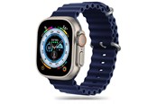 Smartwatch - akcesoria - Tech-Protect IconBand Pro Strap for Apple Watch 4 / 5 / 6 / 7 / 8 / 9 / SE / Ultra 1 / 2 (42 / 44 / 45 / 49 mm) - Navy Blue - 5906302310272