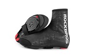 Akcesoria rowerowe - Rockbros LF1081 Windproof Waterproof Shoe Covers 42-46 cm - Black - Rockbros-LF1081-L
