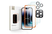 Telefon - szkło ochronne - Tech-Protect Supreme Set Tempered Glass for iPhone 16 Pro - Clear (3 pcs) - 5906302310920