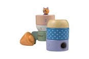 Zabawki drewniane - Jouéco The Wildie Family Stacking Rocket - 263-80087