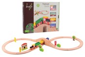 Zabawki drewniane - Jouéco Trainset 30 pieces - 263-80042