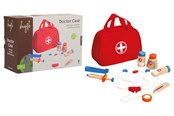 Zabawki drewniane - Jouéco Doctor case with accessories 8 pieces - 263-80037