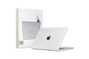 Torba, plecak i pokrowiec na laptopa - Tech-Protect SmartShell Case for MacBook Air 13" M2 / M3 / 2022-2024 - Transparent - 9589046924088