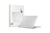 Torba, plecak i pokrowiec na laptopa - Tech-Protect SmartShell Case for MacBook Air 13" M2 / M3 / 2022-2024 - Clear Glitter - 9589046924095