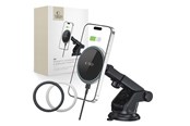 Telefon - Adapter i Ladowarka - Tech-Protect A2 Car Phone Holder with MagSafe 15W Inductive Charger for Cockpit - Black - 9589046926723