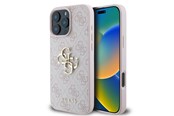 Telefon - Pokrowiec i etui - GUESS 4G Big Logo Case for iPhone 16 Pro - Pink - 3666339327668