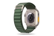 Smartwatch - akcesoria - Tech-Protect Nylon Pro Strap for Apple Watch 4 / 5 / 6 / 7 / 8 / 9 / SE / Ultra 1 / 2 (42 / 44 / 45 / 49 mm) - Dark Green - 9490713928363