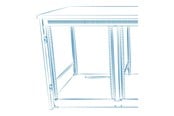 Uchwyty scienne, uchwyty AV i meble AV - Middle Atlantic C5 Series Wood Kit mounting component - millwork drawings and hardware - Max - recommended for - C5-MK27-1