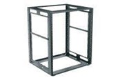 Uchwyty scienne, uchwyty AV i meble AV - Middle Atlantic CFR Series CFR-11-18 rack - for AV System - black powder coat - Max - recommended for - CFR-11-18