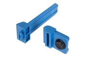 Szafa rack - Middle Atlantic Forward Small Device Mounting Clamps - Blue - Pack of 4 - FWD-SIDECLMP-4