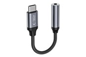 Kabel USB - Tech-Protect UltraBoost USB-C Adapter / Mini Jack 3.5mm - Black - 9490713929667
