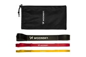 Sport i fitness - Wozinsky WGO-3 latex resistance bands - 3 pcs. - 5907769384585