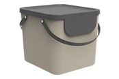 Akcesoria do czyszczenia - rotho Albula - recycling bin - 40 L - plastic - cappuccino - 24 Miesiace Gwarancji