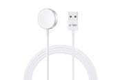 Telefon - Adapter i Ladowarka - Tech-Protect UltraBoost Inductive Magnetic Charger with USB-A Connector for Apple Watch 1.2m - White - 9490713932773