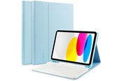 Tablet - pokrowce i etui - Tech-Protect SC Pen + Keyboard Case for iPad 10.9" 2022 - Light Blue - 9490713934630