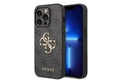 Telefon - Pokrowiec i etui - GUESS GUHCP15L4GMGGR iPhone 15 Pro 6.1" gray/gray hardcase 4G Big Metal Logo - 3666339171568
