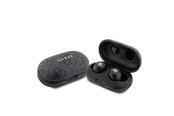 Słuchawki, zestaw słuchawkowy - GUESS 4G Metal TWS Headphones with ENC Charging Station - Black - 3666339220839