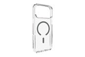 Telefon - Pokrowiec i etui - Puro Lite Mag TPU+PC Case Compatible with MagSafe for iPhone 17 Pro Max - Transparent with Gray Ring - PUIPC17P69LITEMDKGR