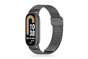 Smartwatch - akcesoria - Tech-Protect MilaneseBand Strap for Xiaomi Smart Band 8 / 8 NFC - Black - 9490713935156