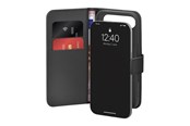 Telefon - Pokrowiec i etui - Puro Wallet Stand Case for iPhone 17 Air made of eco-leather with a flap wallet and stand function - black - PUIPC1766BOOKC8BLK