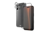 Telefon - Pokrowiec i etui - SBS set with D3O technology for iPhone 16 - case + glass screen and camera protector - transparent - TEKITD3OIP1661