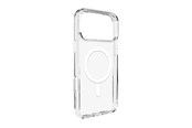 Telefon - Pokrowiec i etui - Puro Lite Mag TPU+PC Case Compatible with MagSafe for iPhone 17 Pro - Transparent with White Ring - PUIPC17P63LITEMAGTR